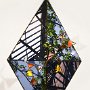 Andy Zimmermann, "Ubal Diamond 1," 2012, digital print photographs mounted on board, built onto welded steel framework, 7 x 5 x 2 feet.